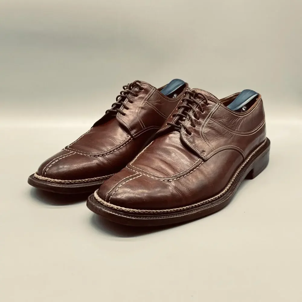 Cole Haan Shoes Mens 9.5 Brown Leather Loafer Oxford Country Split Toe Lace Up